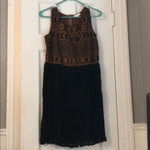 Suede Party Dress